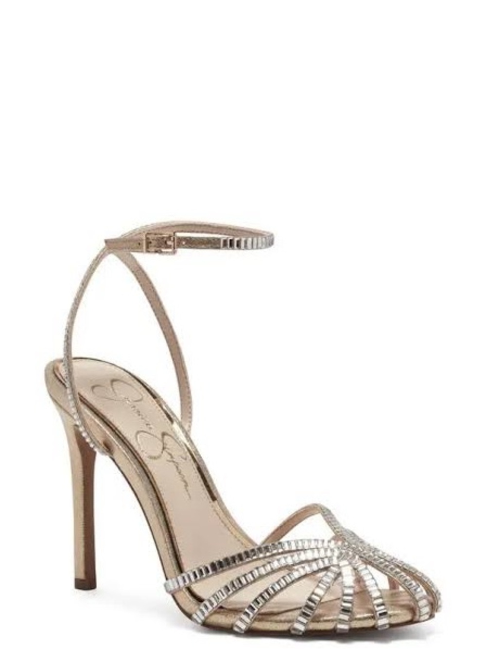 Jessica Simpson Jileta Pumps - Gold Shimmer Sand - Size 7.5